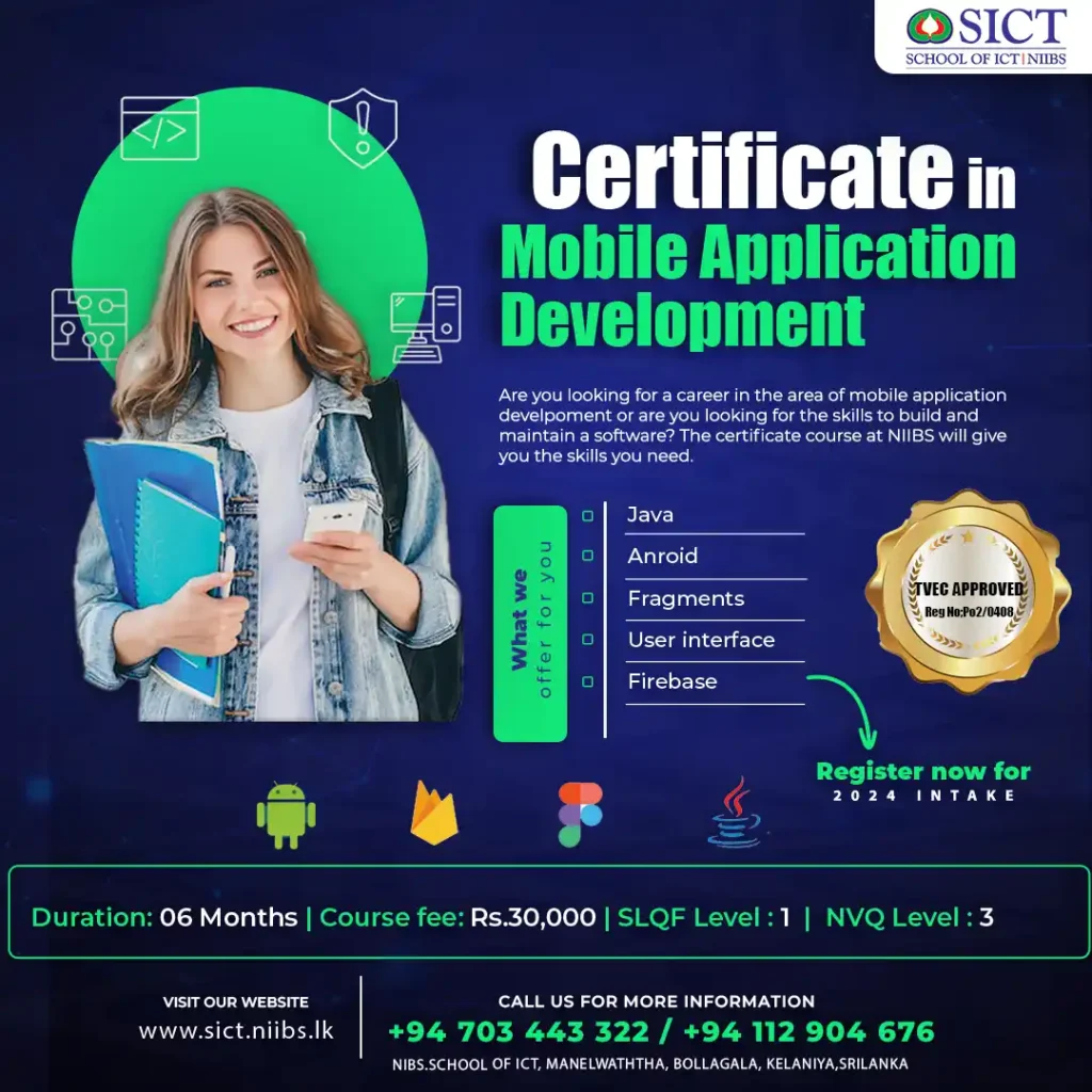 Certificate in Mobile Application Development new
