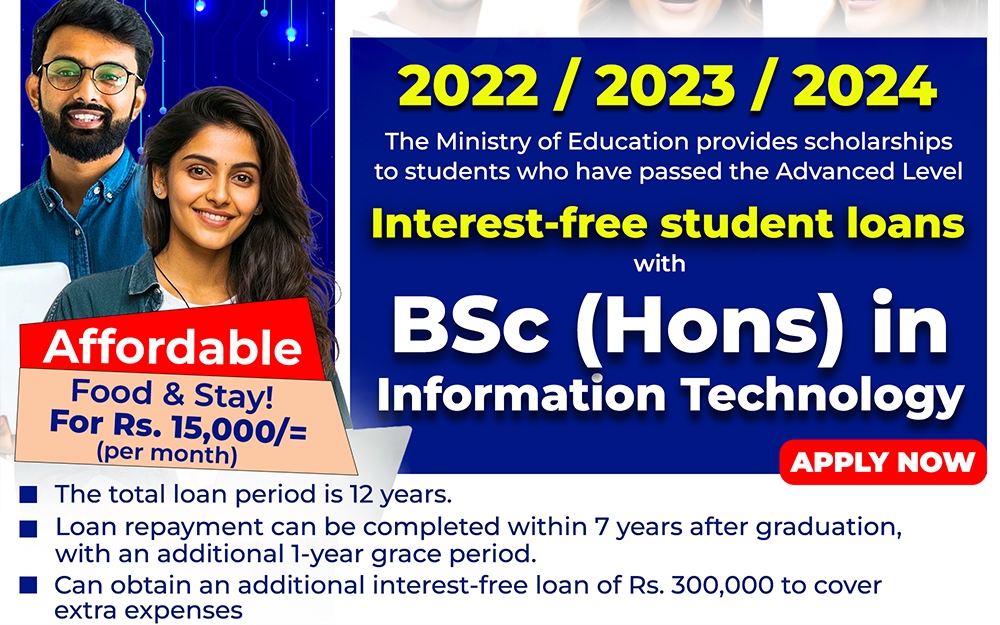 Applications are now open for the new intake of the BSc (Hons) in Information Technology degree for 2026